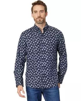 Рубашка Nautica Printed, цвет Maritime Navy