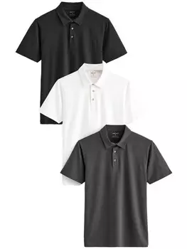 Рубашка Next, цвет Dark grey/Black/White