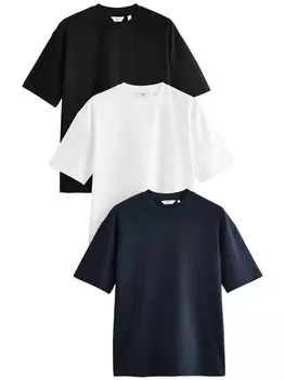 Рубашка Next, цвет Navy/Black/White