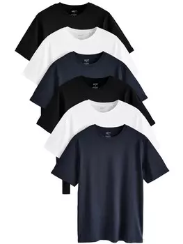 Рубашка Next, цвет Navy/Black/White