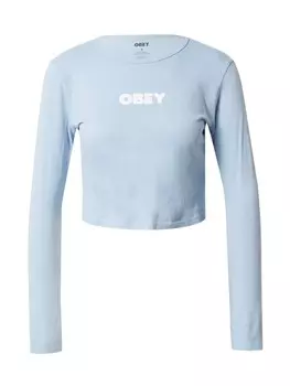 Рубашка Obey, светло-синий