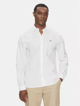 Рубашка облегающего кроя CH5620 Lacoste, белый
