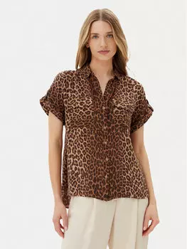 Рубашка обычного кроя Bumpy 10331923 Vero Moda, коричневый