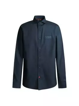 Рубашка обычного кроя на пуговицах Pepe Jeans, синий