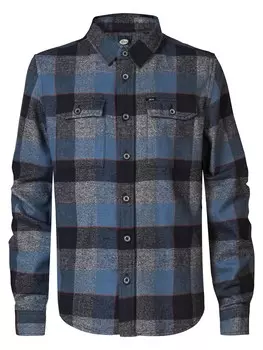 Рубашка обычного кроя на пуговицах Petrol Industries Cook, цвет Anthracite/mottled grey