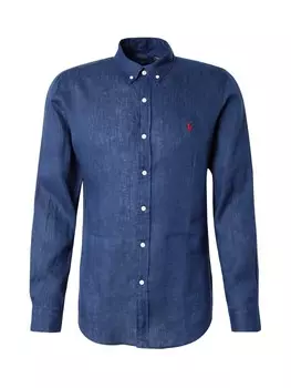 Рубашка обычного кроя на пуговицах Polo Ralph Lauren, темно-синий