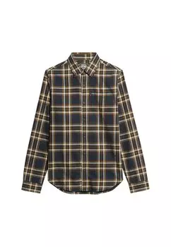 Рубашка обычного кроя на пуговицах Superdry, зеленый