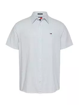 Рубашка обычного кроя на пуговицах Tommy Jeans, светло-синий