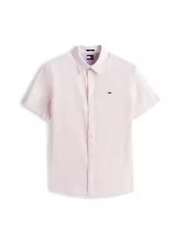 Рубашка обычного кроя на пуговицах Tommy Jeans, розовый