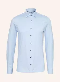 Рубашка OLYMP JerseyNo. Six 24/Seven super slim, светло-синий