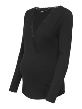 Рубашка Only Maternity OLMIpass, черный