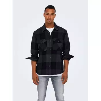 Рубашка Only & Sons Milo Check, синий