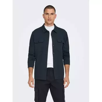 Рубашка Only & Sons Newkodyl, синий