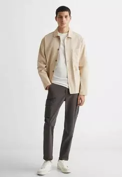 Рубашка OVER Mango Kids, цвет beige