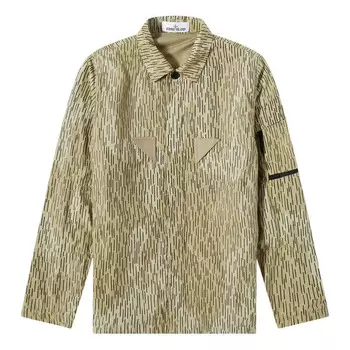 Рубашка overshirt 'natural beige' Stone Island, бежевый