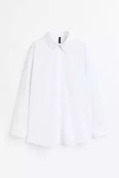 Рубашка Oversized Poplin, белый