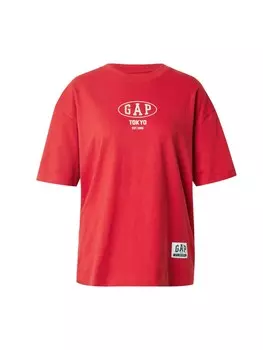 Рубашка оверсайз GAP, красный