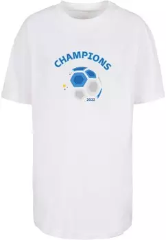 Рубашка оверсайз Merchcode Argentina Champions, белый
