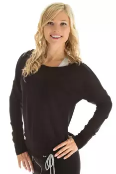 Рубашка оверсайз Winshape "Longsleeve WS2", черный