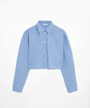 Рубашка Oysho Striped, голубой