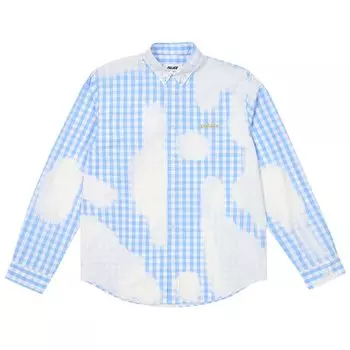 Рубашка Palace Bleached Out Shirt, синий