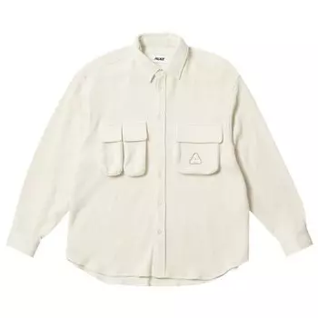 Рубашка Palace Waffle Shirt, кремовый