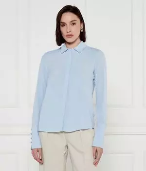Рубашка Patrizia Pepe Regular Fit, голубой