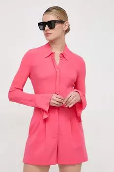 Рубашка Patrizia Pepe, розовый