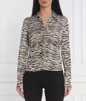 Рубашка Patrizia Pepe Slim Fit, черный
