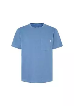 Рубашка Pepe Jeans, цвет mottled blue