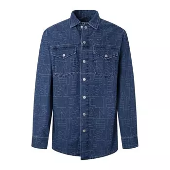 Рубашка Pepe Jeans Dave Logo, синий