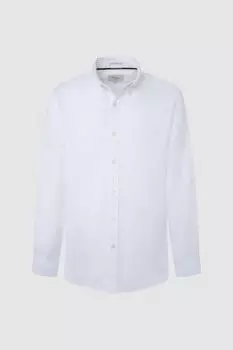 Рубашка Pepe Jeans Mallon на пуговицах, белый