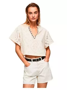 Рубашка Pepe Jeans Priska, бежевый
