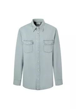 Рубашка Pepe Jeans, синий деним
