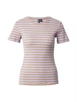 Рубашка PIECES PCRUKA, цвет Beige/Lavender