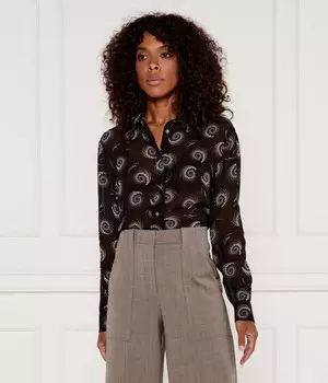 Рубашка Pinko Regular Fit, черный