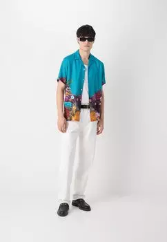 Рубашка Placement Print Scotch & Soda, синий