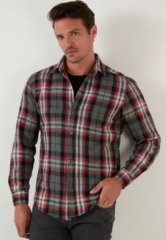 Рубашка PLAID PATTERNED Buratti, цвет grey