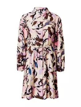 Рубашка-платье Vero Moda, светло-розовый