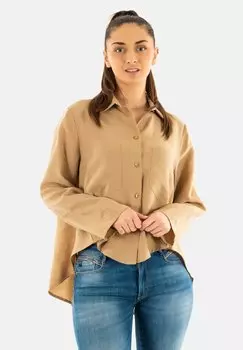 Рубашка PLEASE, бежевый