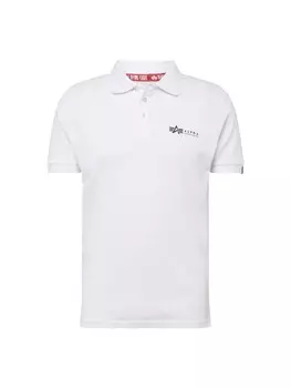 Рубашка поло ALPHA INDUSTRIES Shirt, белый