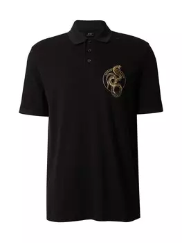 Рубашка поло ARMANI EXCHANGE Shirt, черный