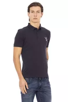 Рубашка-поло Billionaire S/s "bb" Embroidery, темно-синий/белый