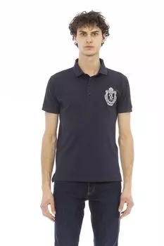 Рубашка-поло Billionaire S/s Crown Embroidery, темно-синий/белый