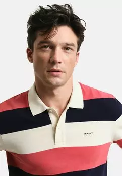 Рубашка поло BLOCK STRIPED GANT, молочный