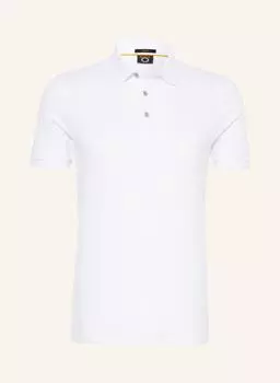 Рубашка поло BOSS Piqu PASSENGER Slim Fit, белый
