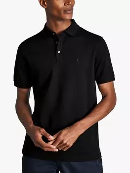 Рубашка-поло Charles Tyrwhitt Pique, черная