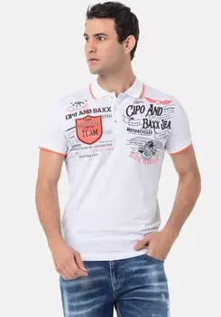 Рубашка поло CIPO & BAXX Shirt, белый