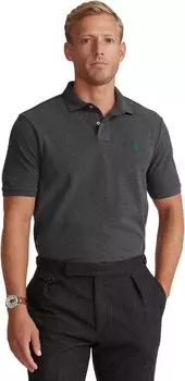 Рубашка-поло Classic Fit Mesh Polo Polo Ralph Lauren, цвет Barclay Heather