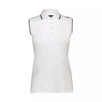 Рубашка поло CMP 39D8386 Sleeveless, белый